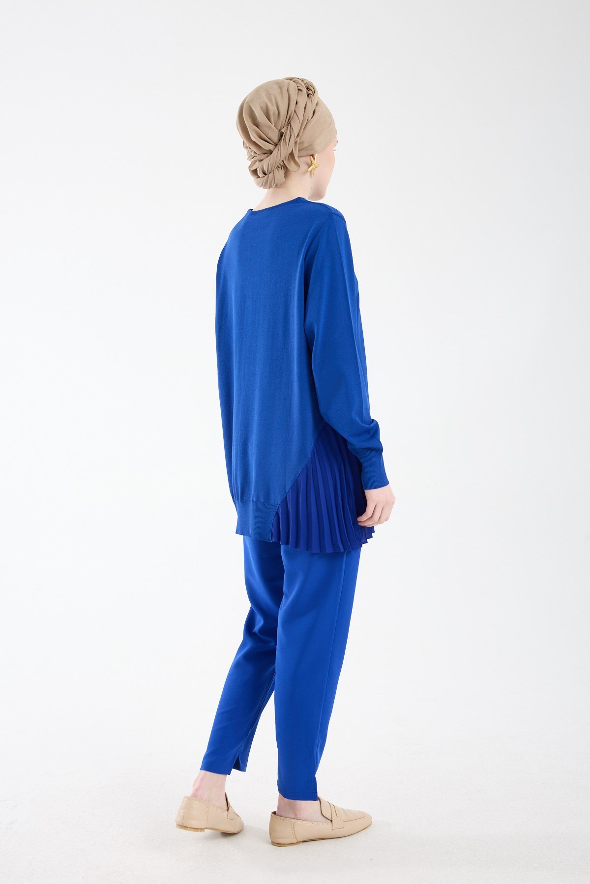 Plisole Triko Tunik SAX