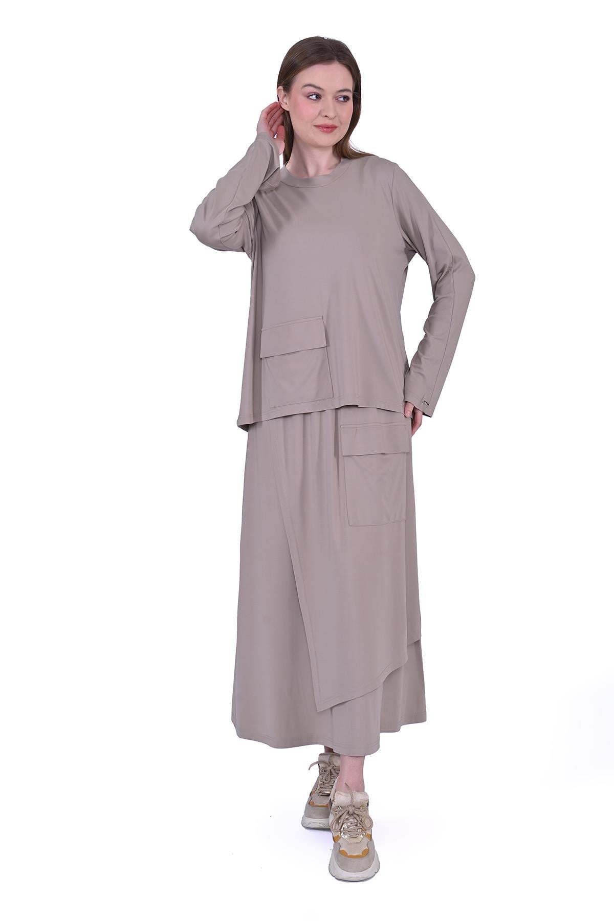 Rayon Penye Etekli Takım VİZON