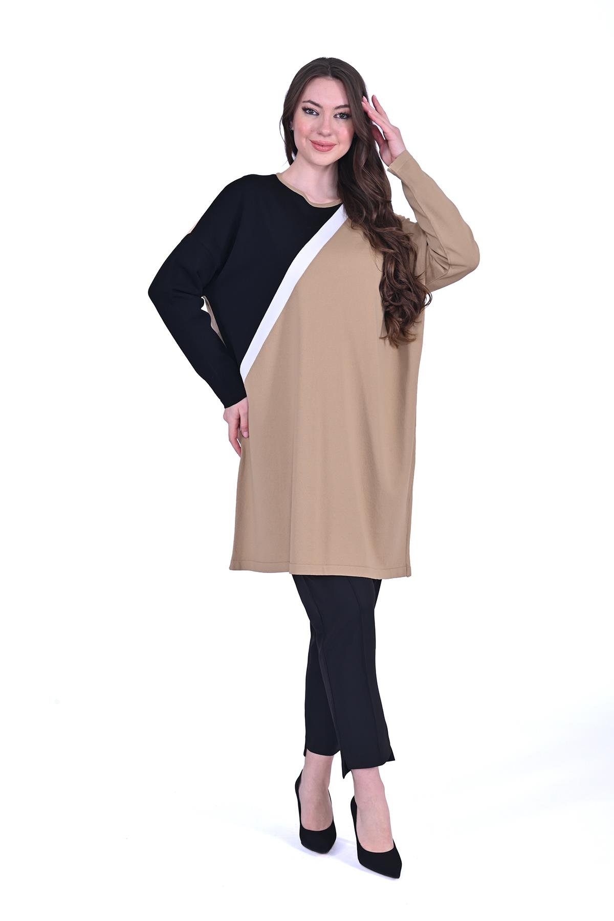 Yol Triko Tunik CAMEL