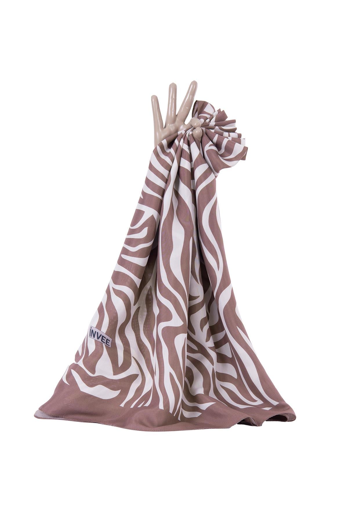Zebra Şal TOPRAK