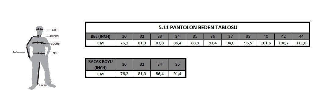 5.11 RIDGELINE PANTOLON KAHVE