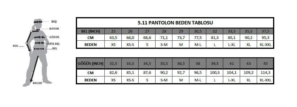 5.11 WM CIRRUS SİYAH BAYAN PANTOLON