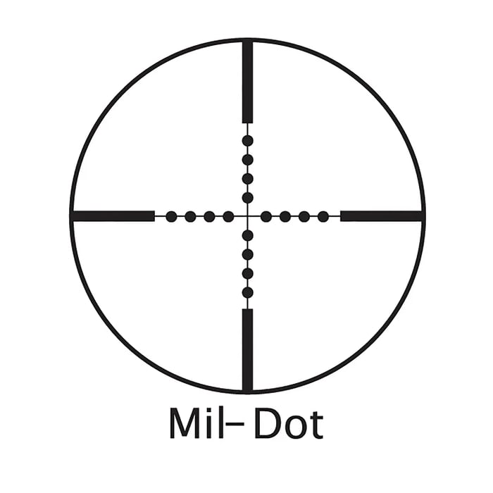 BARSKA 2.5-15X56 AR6 BLK MIL DOT Tüfek Dürbünü