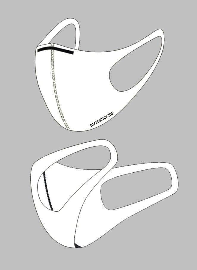 BLACKSPADE Çocuk Koruyucu Maske Beyaz S2