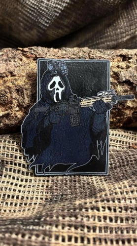 Dark Scary Patch/Peç/Arma (8,8 x 8,5 cm)