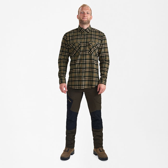 DEERHUNTER Carson Yeşil Kareli Gömlek 43/44
