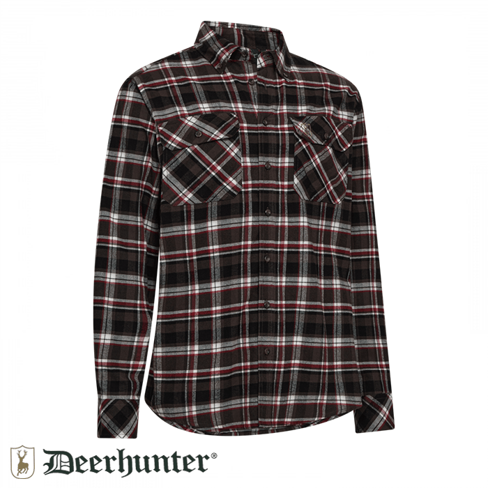 DEERHUNTER Nathan Kahverengi Kareli Gömlek 39/40