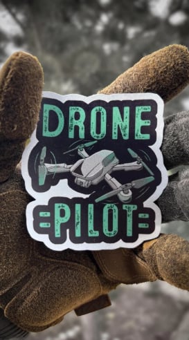Drone Pilot II. Patch/Peç/Arma (9 x 8cm)