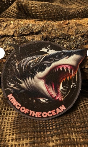 King Of The Ocean Patch/Peç/Arma (10 x 8,5cm)