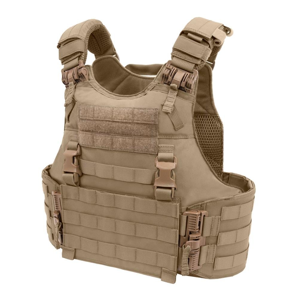 Quad Release Plate Carrier – Coyote Tan