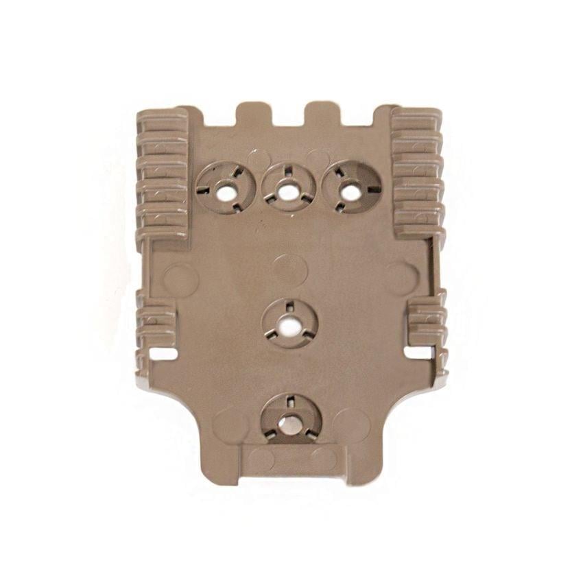 Safariland Quick Locking System Receiver Plate (QLS 22) – Field Dark Earth