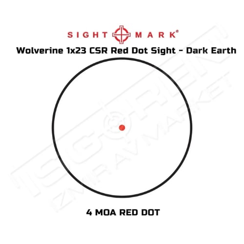 Sightmark Wolverine CSR 1×23 Red Dot Sight – Dark Earth