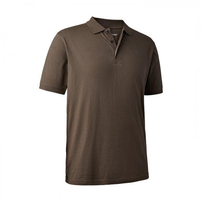 T. DEERHUNTER Christian Polo Haki Tişört 2XL