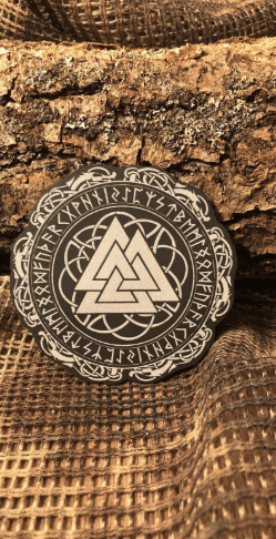 Valknut Patch/Peç/Arma (7 cm)