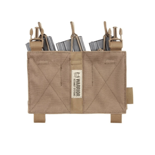 Warrior Assault Systems Removable Triple MOLLE Open Pouch for RPC – Coyote Tan