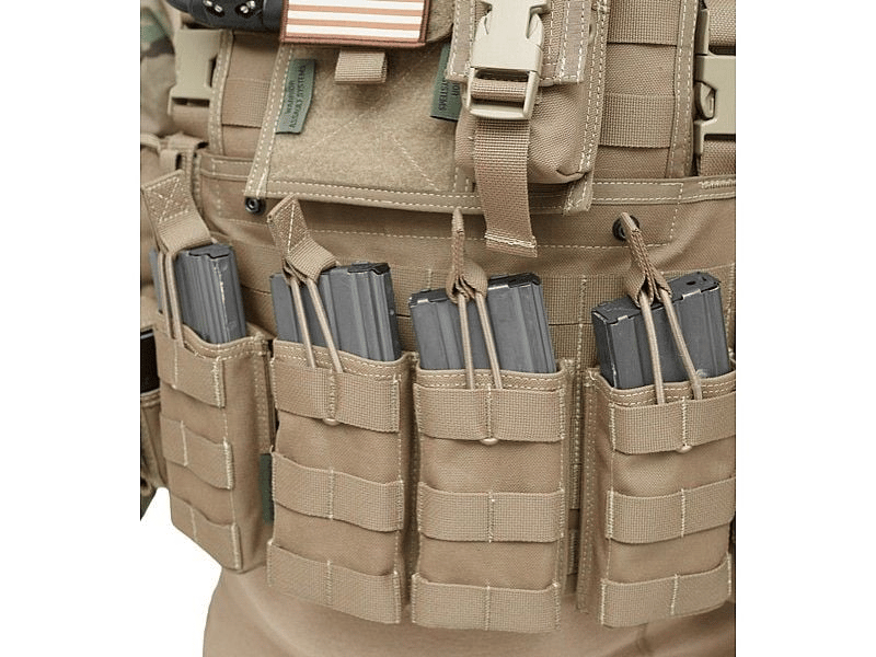 Warrior Assault Systems Triple Open 5.56mm Mag Pouch – Coyote Tan
