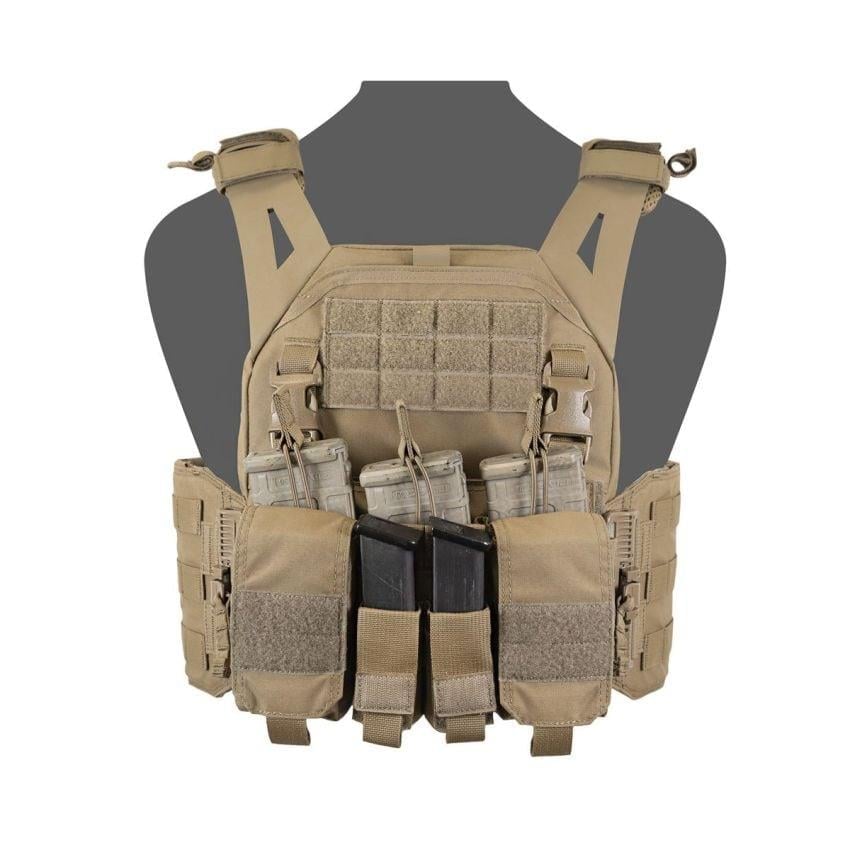 Warrior LPC V1 DFP MK1 Low Profile Plate Carrier Combo with 3x Universal Open Mag Pouches, 2x Utility Pouches, 2x 9mm Pistol Mag Pouches