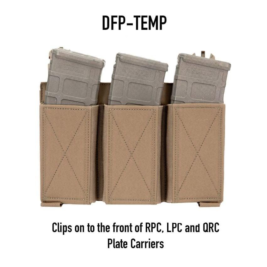 Warrior LPC V1 DFP MK1 Low Profile Plate Carrier Combo with 3x Universal Open Mag Pouches, 2x Utility Pouches, 2x 9mm Pistol Mag Pouches
