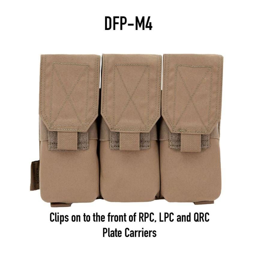 Warrior LPC V1 DFP MK1 Low Profile Plate Carrier Combo with 3x Universal Open Mag Pouches, 2x Utility Pouches, 2x 9mm Pistol Mag Pouches