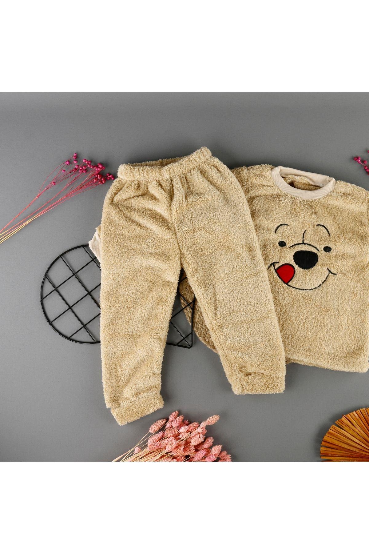 Ayıcık Detaylı Welsoft 2'Li Unisex Takım