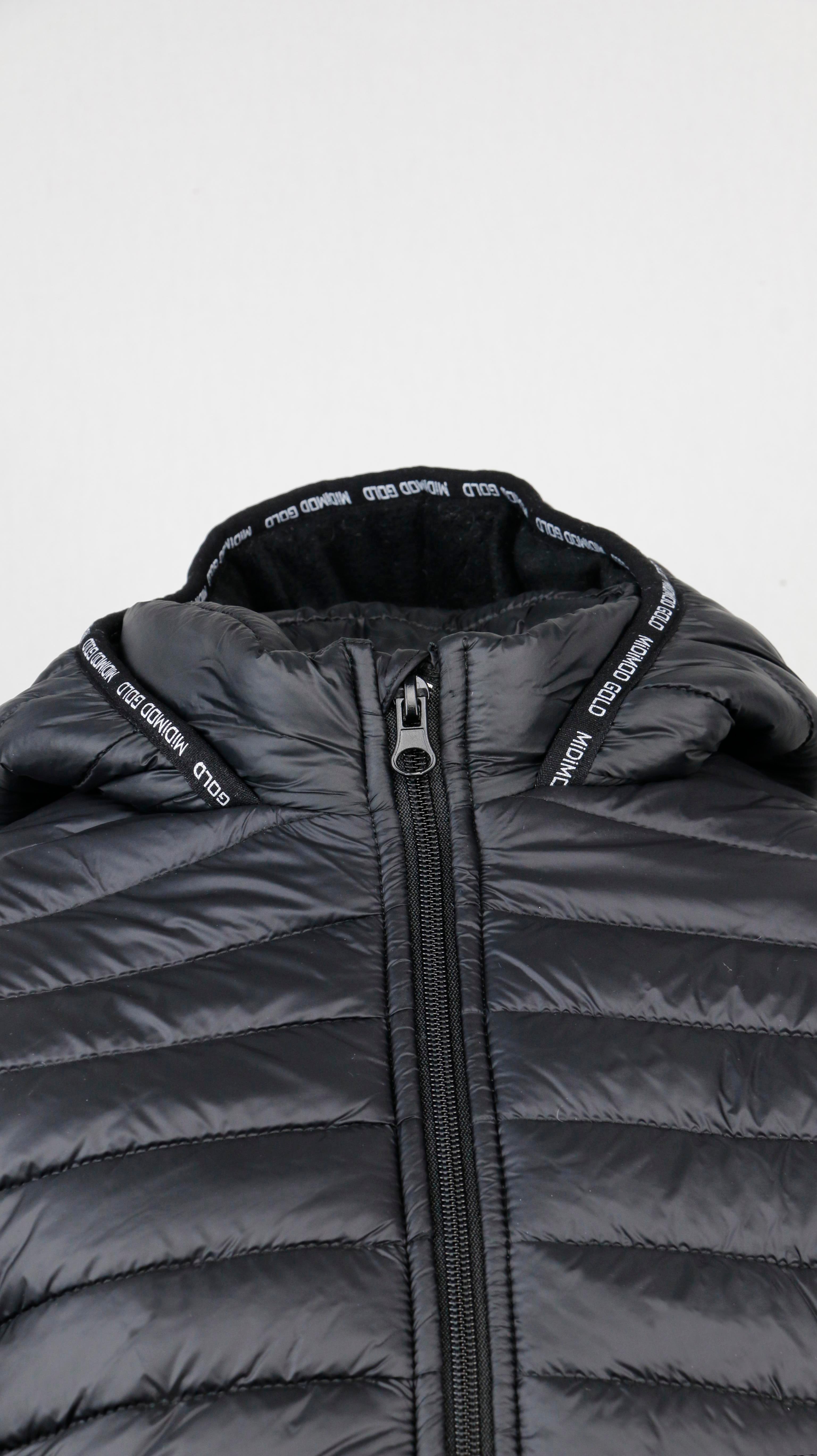 Kapitone  Desen Gögüs Fermuarlı Cepli Unisex Mont