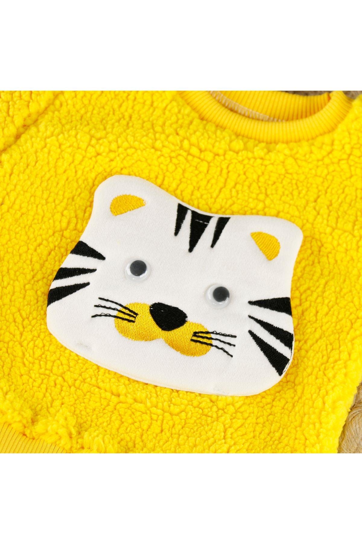 Kedi Detaylı Welsoft 2'Li Unisex Takım