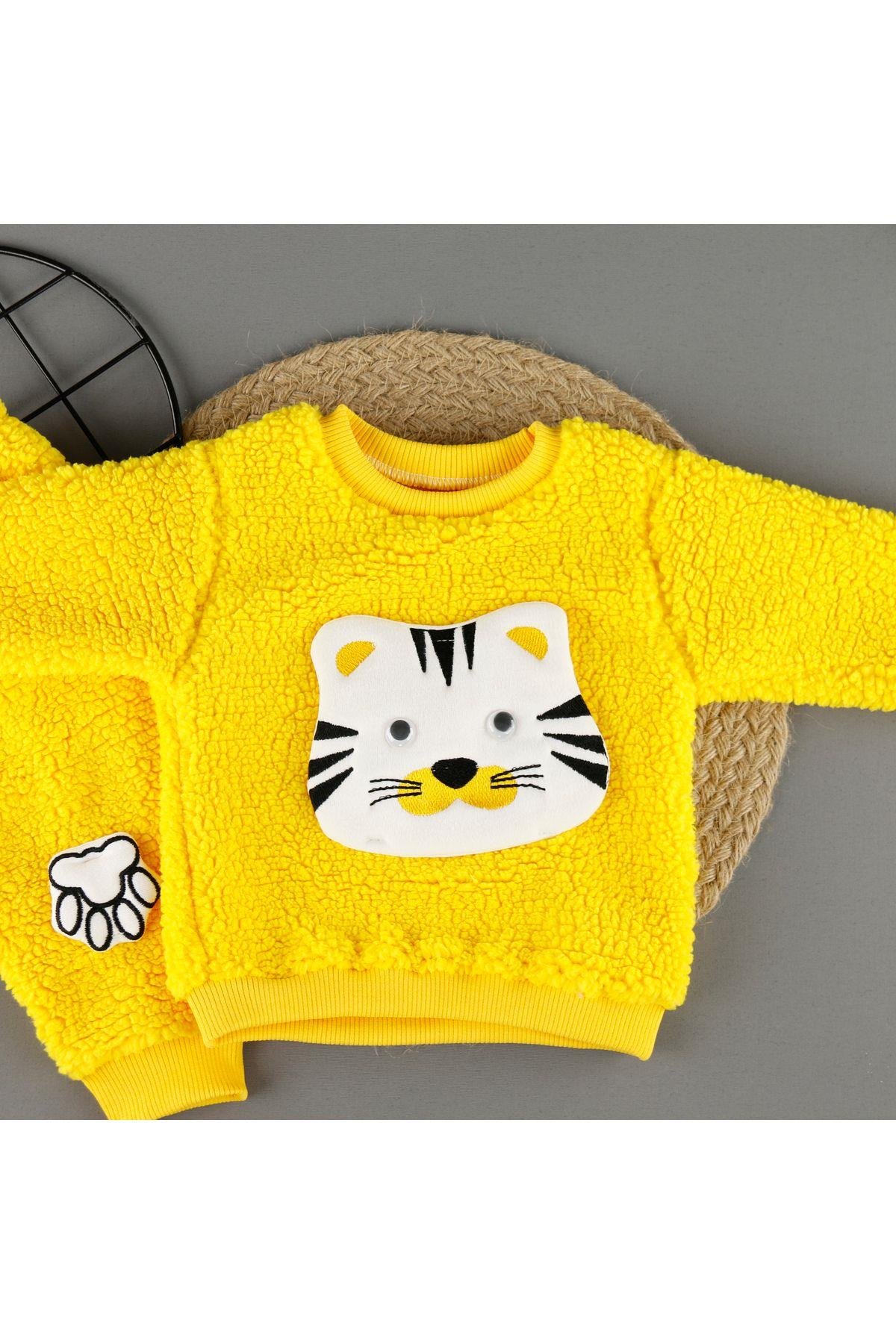 Kedi Detaylı Welsoft 2'Li Unisex Takım