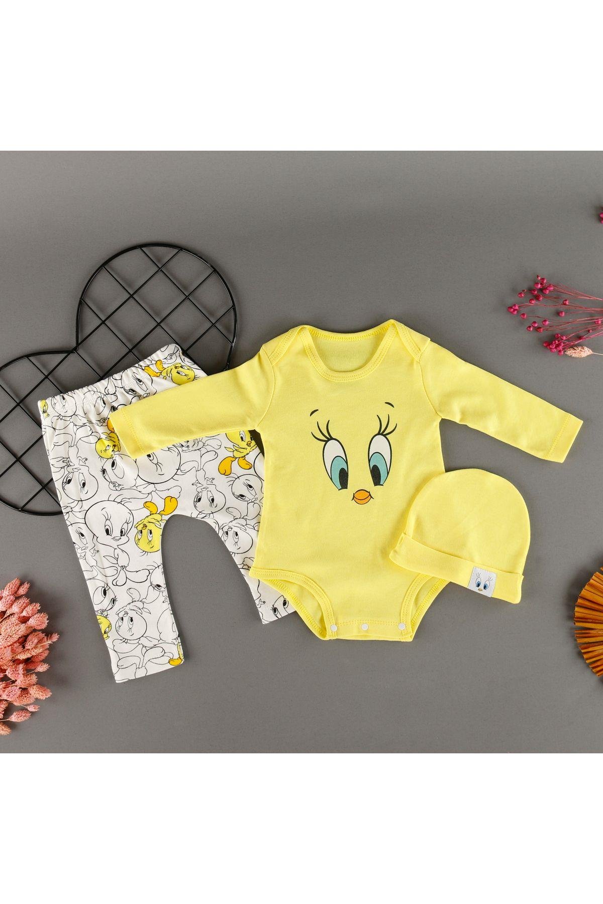 Minik Civcivim Bebek Çocuk 3'Lü Kız Takım
