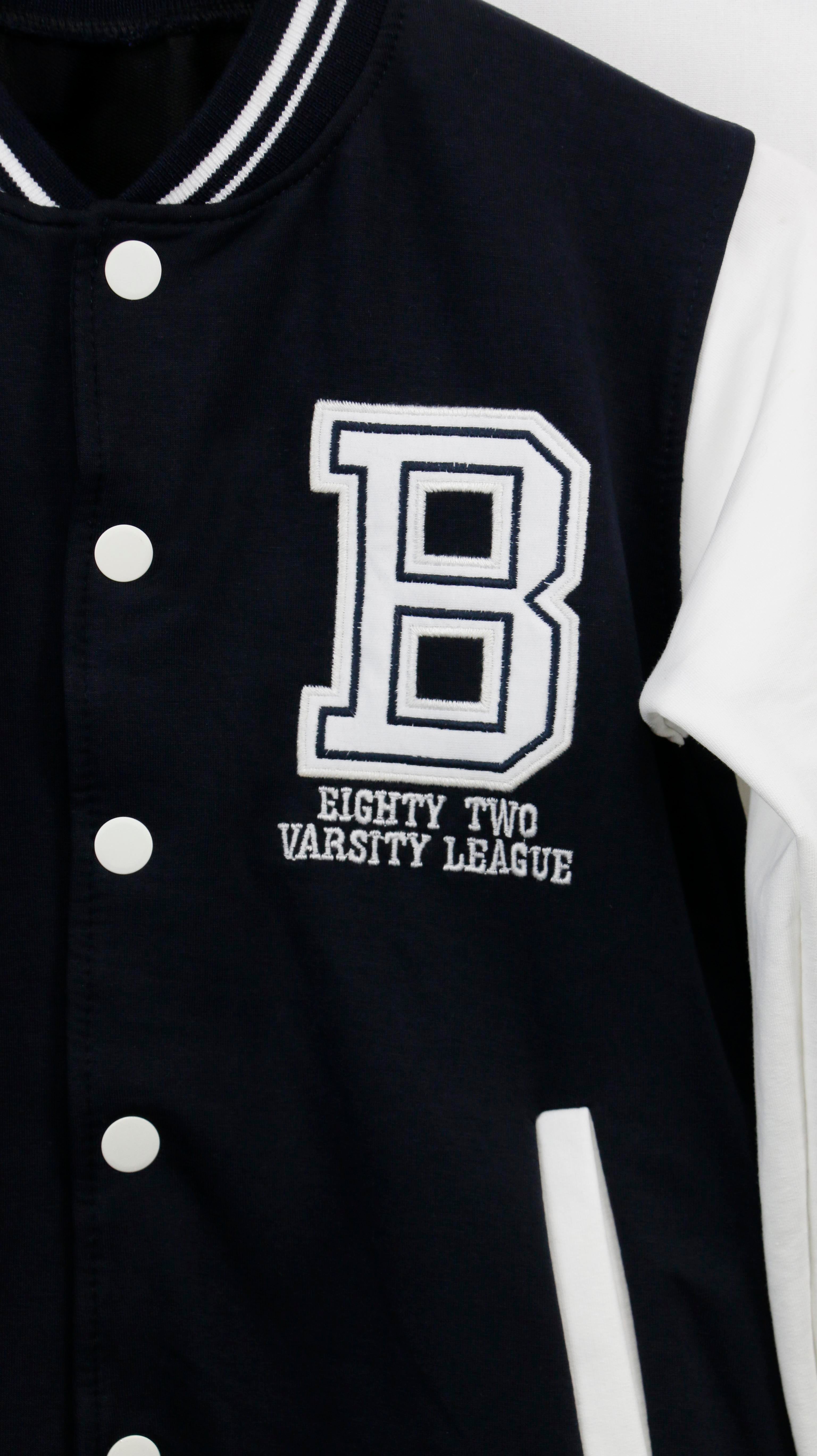 Nakış Detaylı Oversize College Çocuk Unisex Ceket