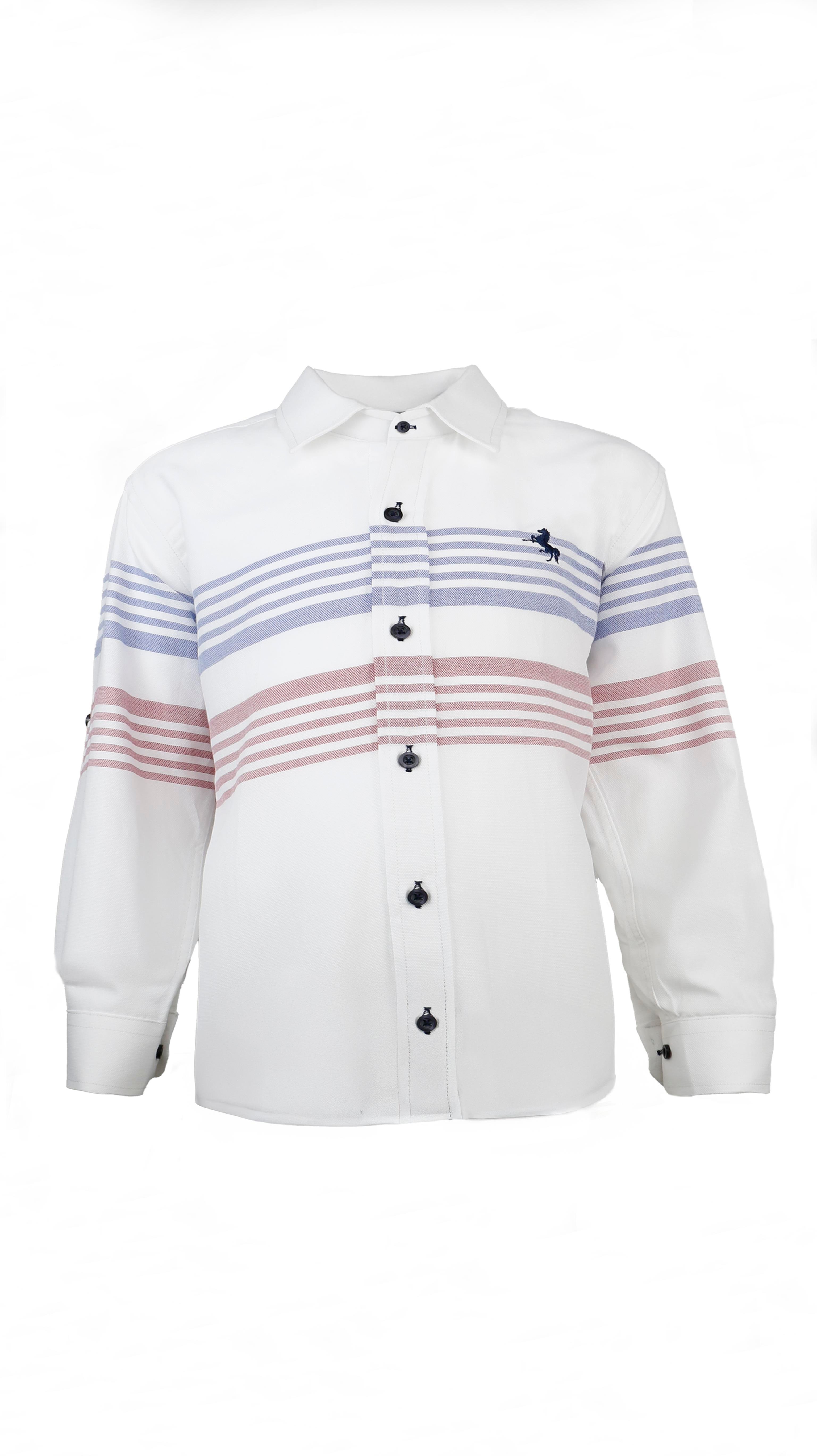 Polo Yaka Oxford Uzun Kollu Basic Erkek Çocuk Gömlek