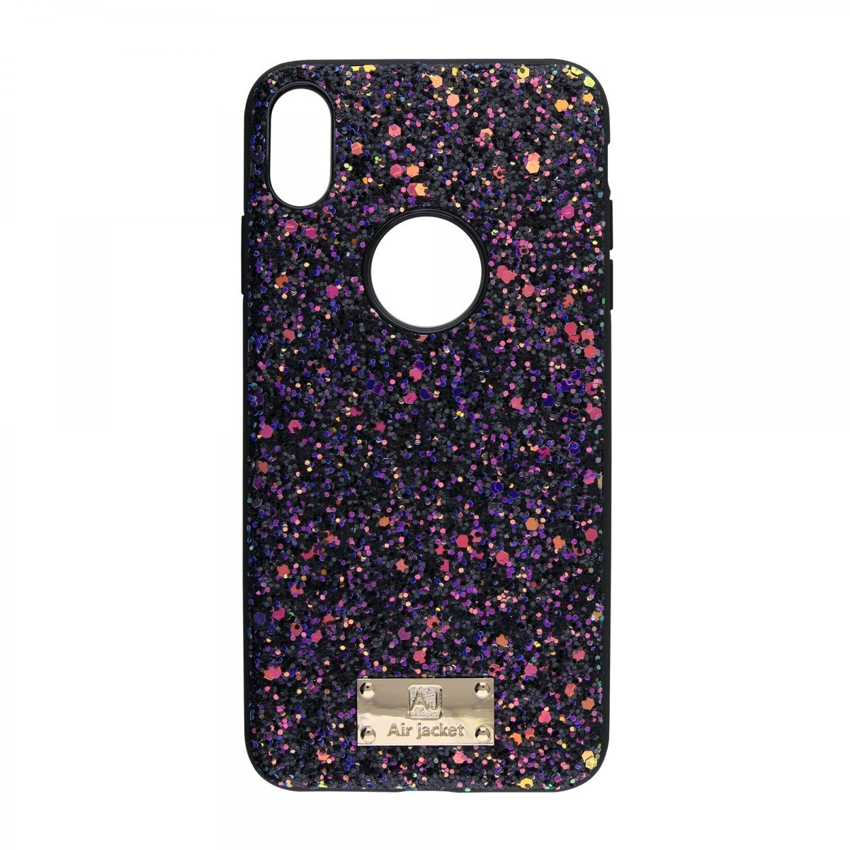 Air Jacket Apple iPhone XS Max Uyumlu Simli Arka Koruma Kılıf VR-17819
