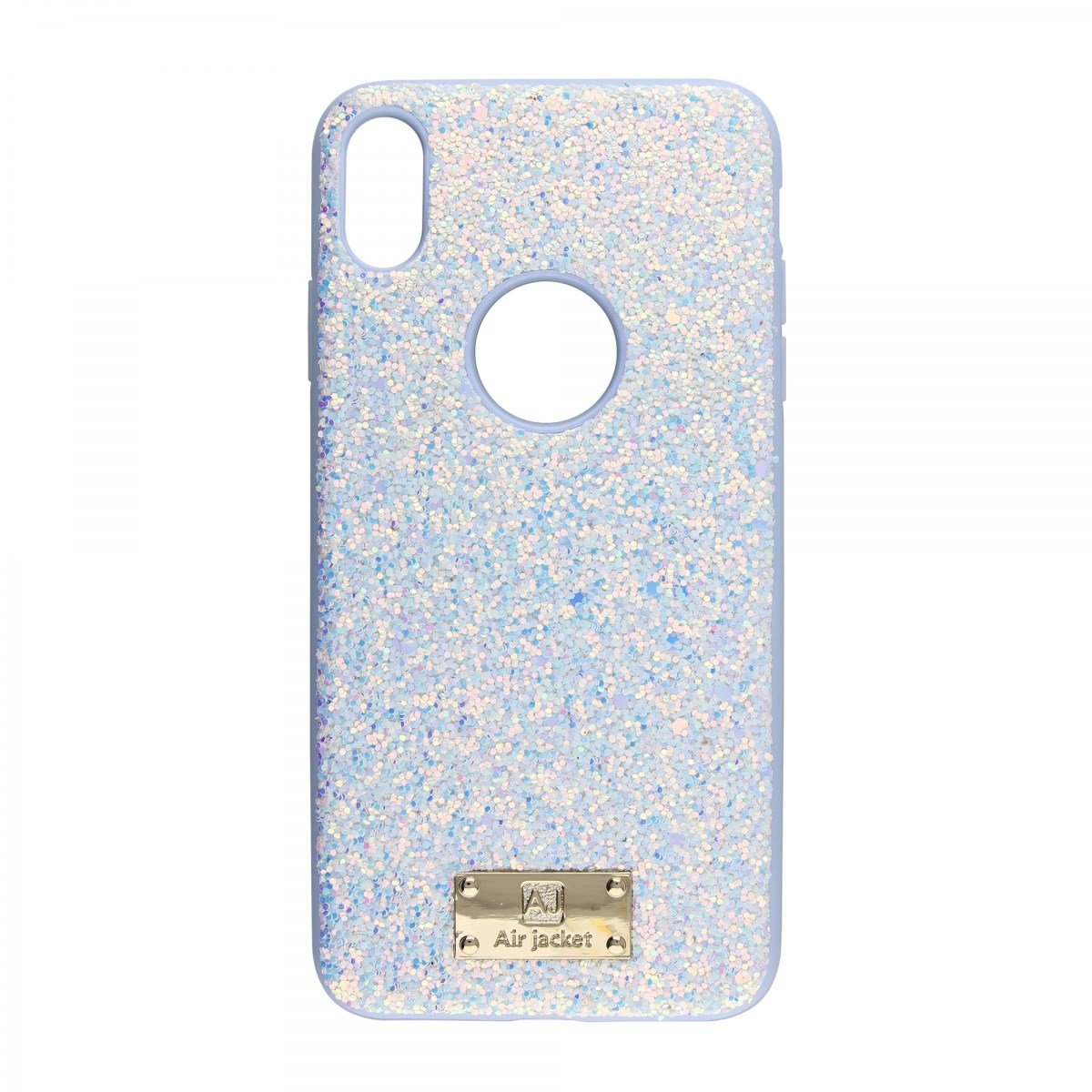 Air Jacket Apple iPhone XS Max Uyumlu Simli Arka Koruma Kılıf VR-17819