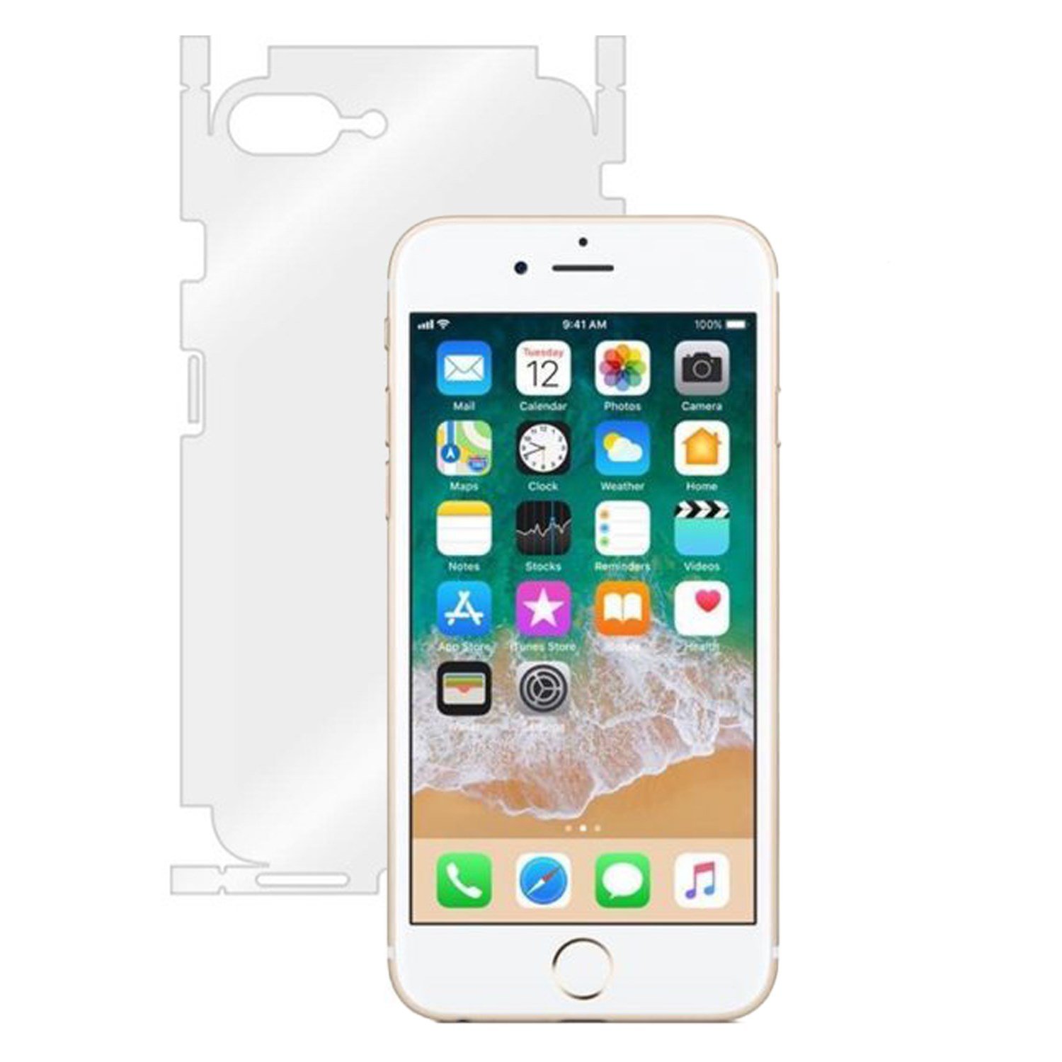 Helt Apple iPhone 6S Plus Uyumlu Arka Koruma 360 Full Kaplama NT-16463