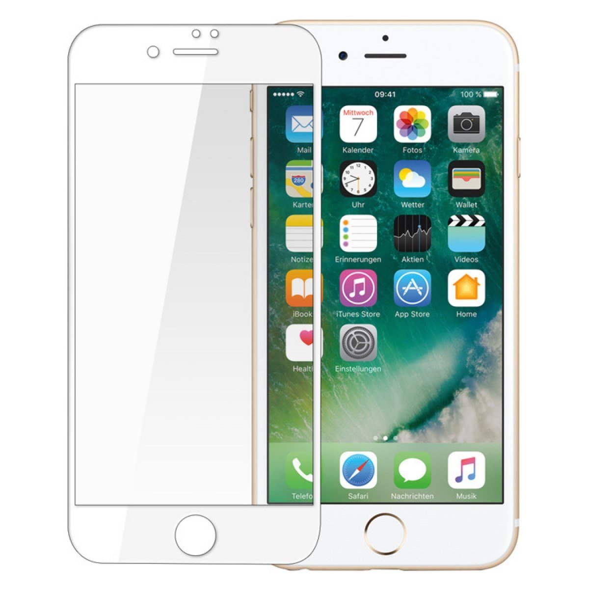 Helt Apple iPhone 7 Uyumlu 3D SuperGlass Full Cam Koruyucu NT-17131