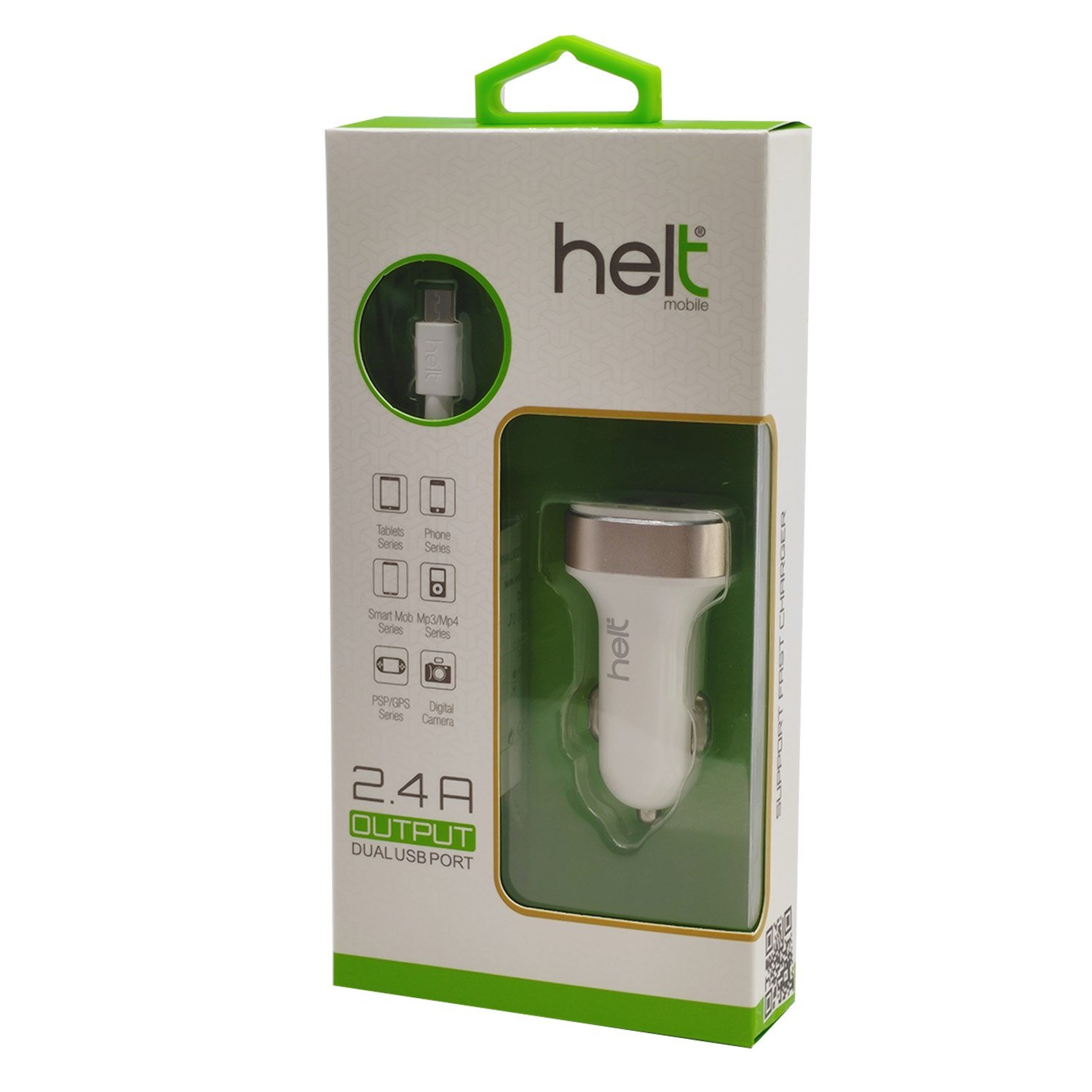 Helt HT-16 5W 2 Çıkışlı Micro Kablo + Araç Şarj Aleti NT-14573