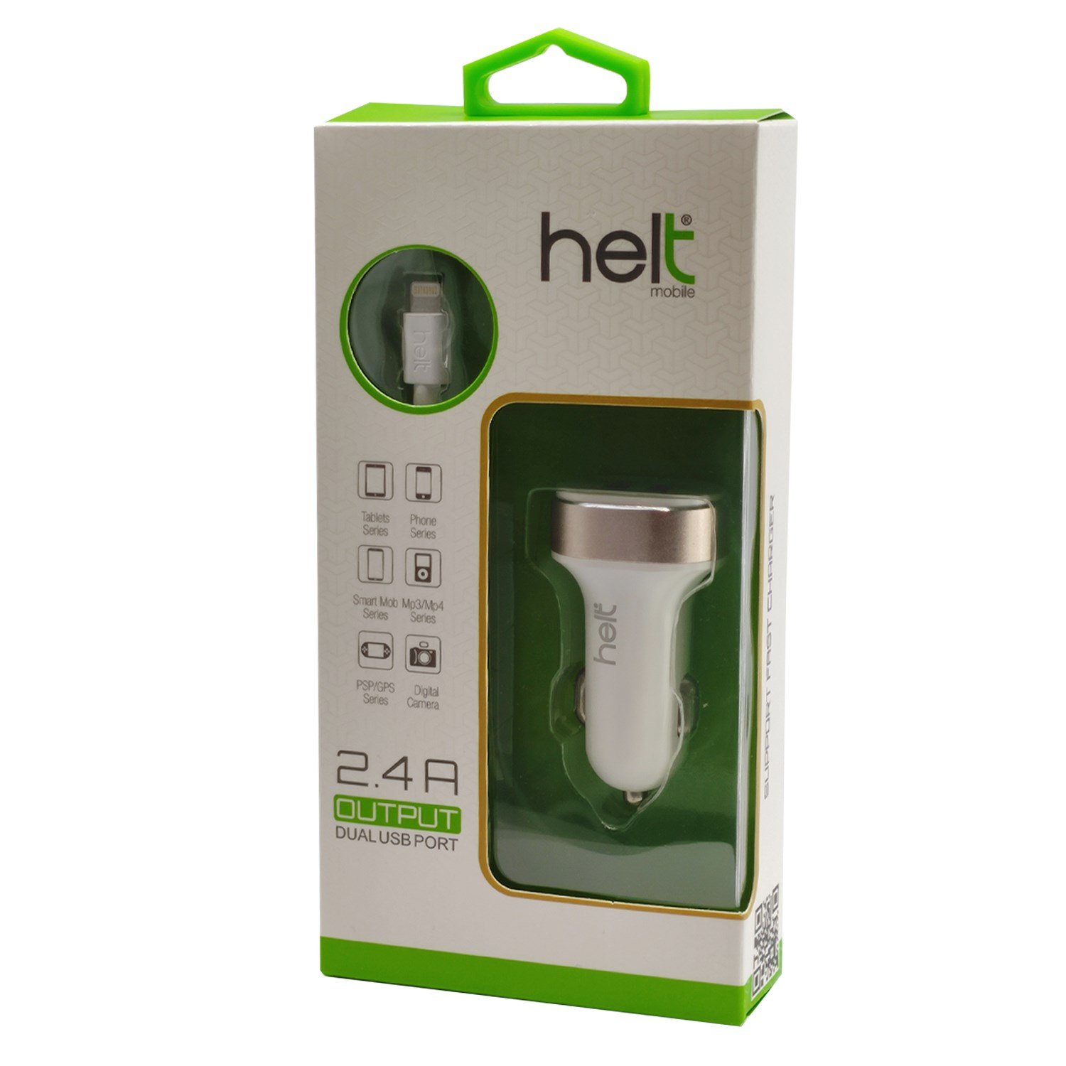 Helt HT-17 5W 2 Çıkışlı Lightning Kablo + Araç Şarj Aleti NT-14575