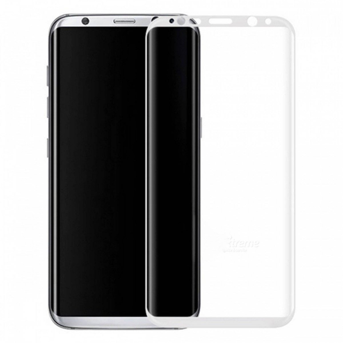 Helt Samsung Galaxy G950 S8 Uyumlu 3D SuperGlass Full Cam Koruyucu VR-9533