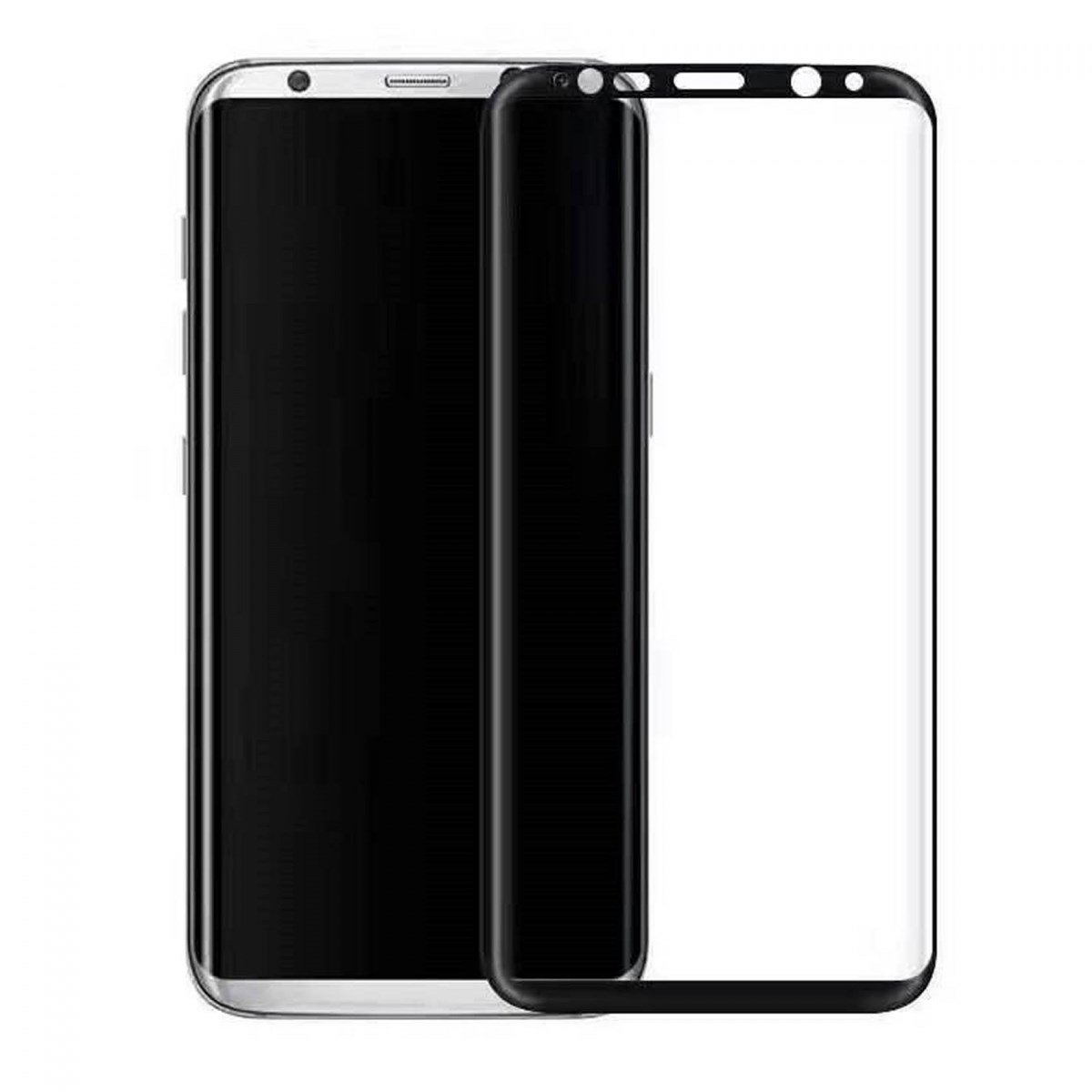 Helt Samsung Galaxy G955 S8 Plus Uyumlu 3D SuperGlass Full Cam Koruyucu VR-9519