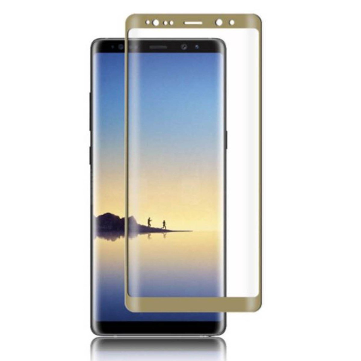 Helt Samsung Galaxy N950 Note 8 Uyumlu 3D SuperGlass Full Cam Koruyucu VR-9525