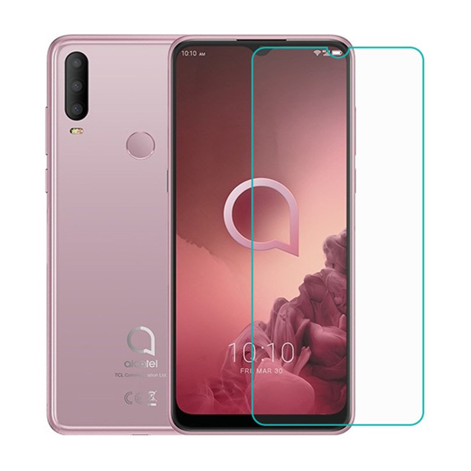 Nettech Alcatel 3X 2019 Uyumlu Ön Koruma Cam Ekran Koruyucu NT-82001