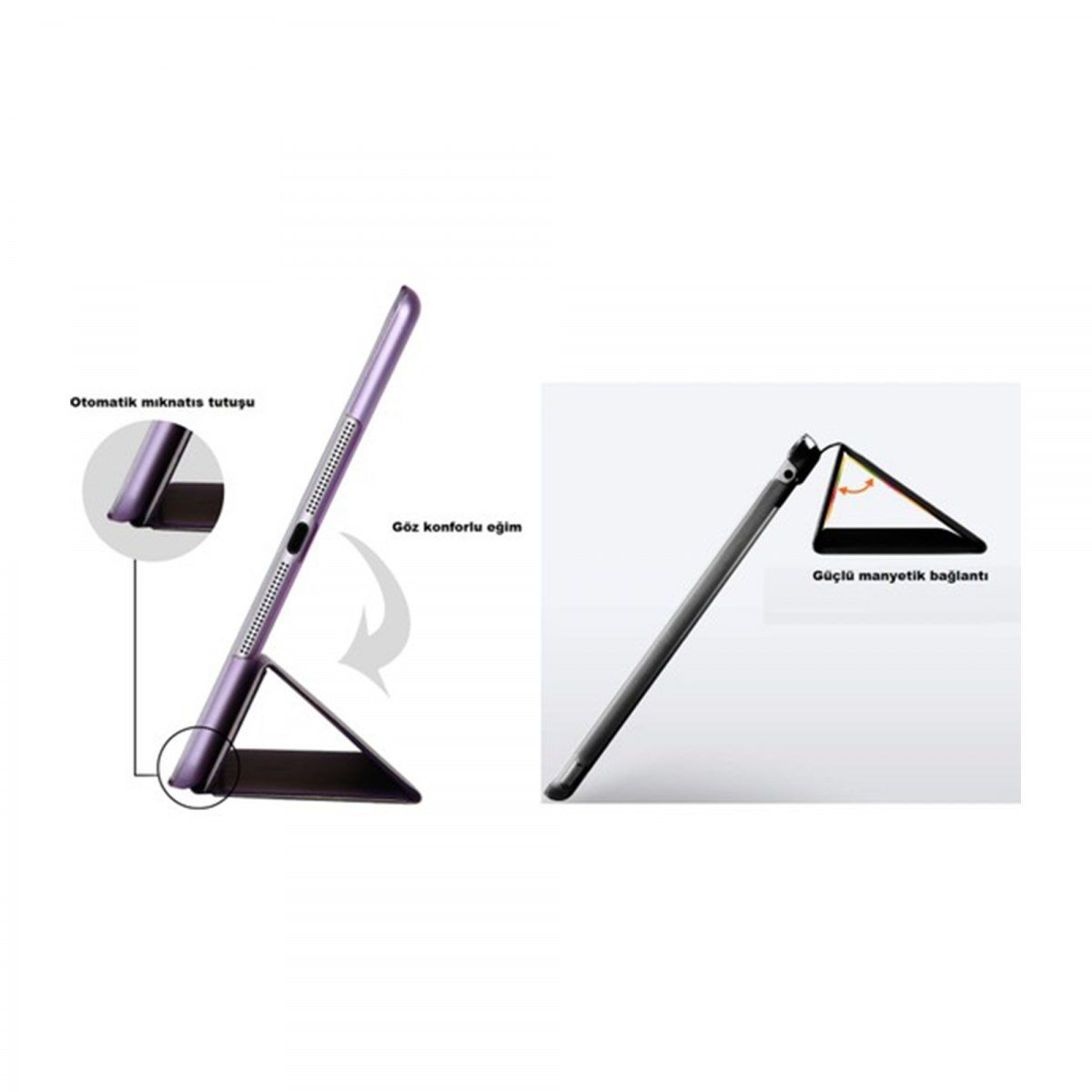 Nettech Apple iPad 2 Uyumlu Cüzdan Kapaklı Kılıf VR-9119