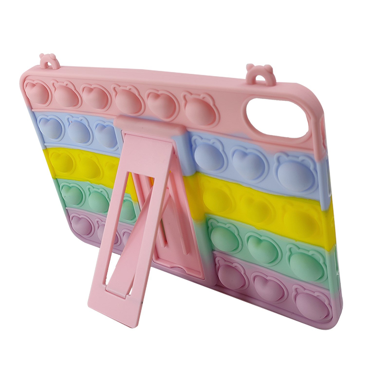 Nettech Apple iPad Mini 6 (MK8C3TU/A) Uyumlu Standlı Pop It Arka Koruma NT-96703
