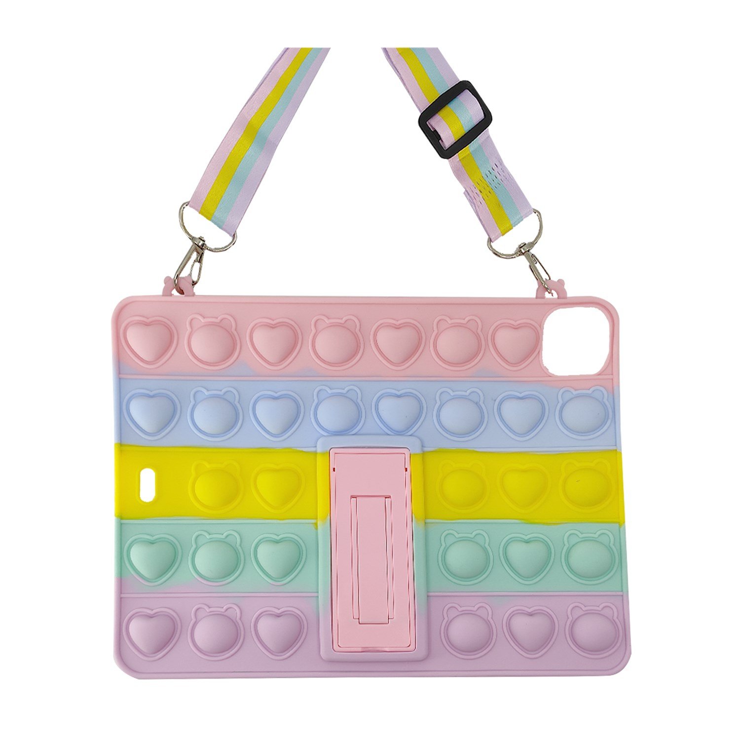 Nettech Apple iPad Pro 11 inç 2.Nesil 2020 Uyumlu Standlı Pop It Arka Koruma NT-96699