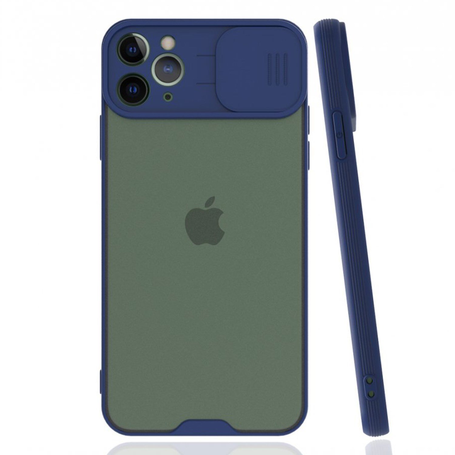 Nettech Apple iPhone 11 Pro Max Uyumlu Platin Kamera Kızaklı Arka Koruma Kılıf NT-84734
