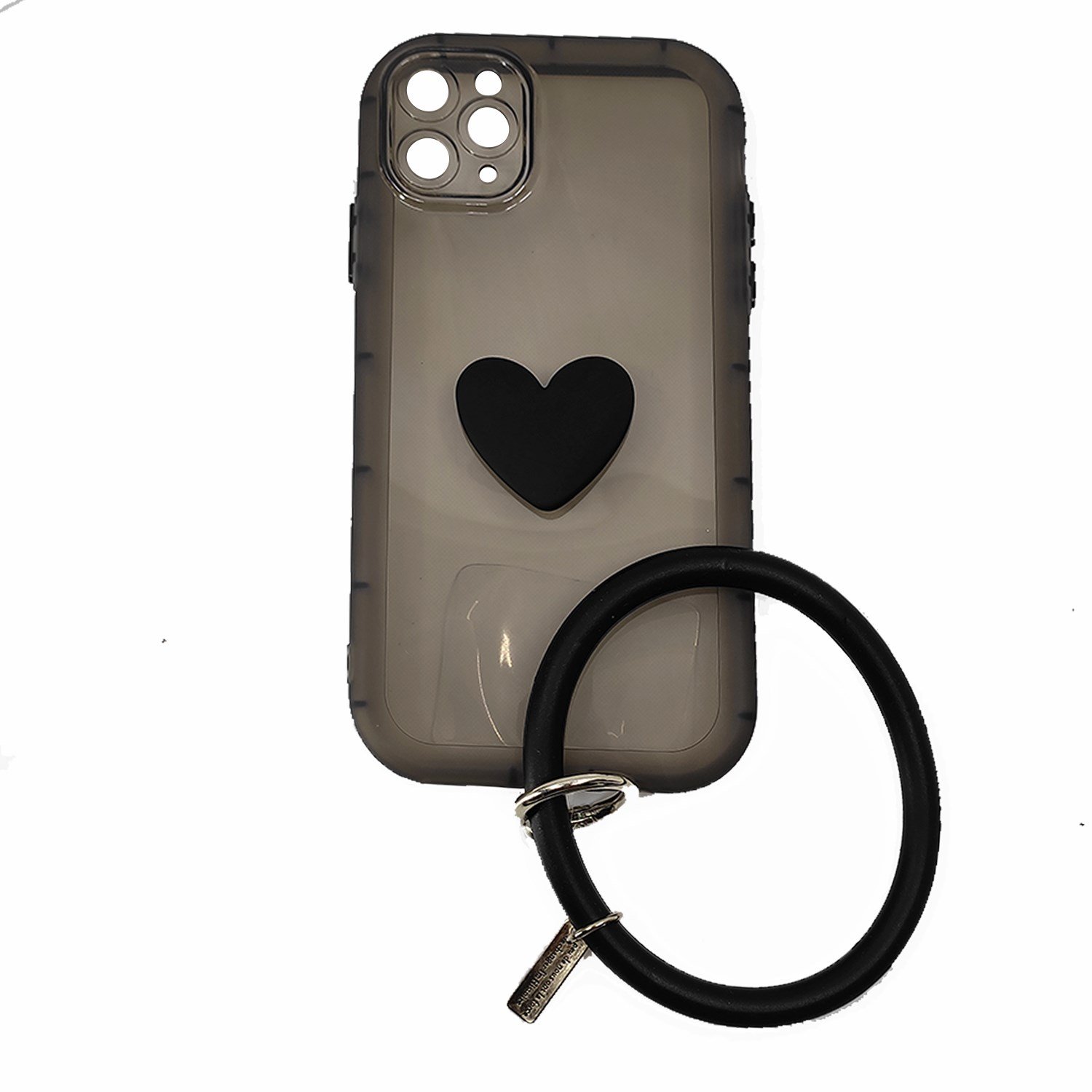 Nettech Apple iPhone 11 Pro Max Uyumlu Halka Bilekli Şeffaf Seri Arka Koruma Kılıf NT-97195