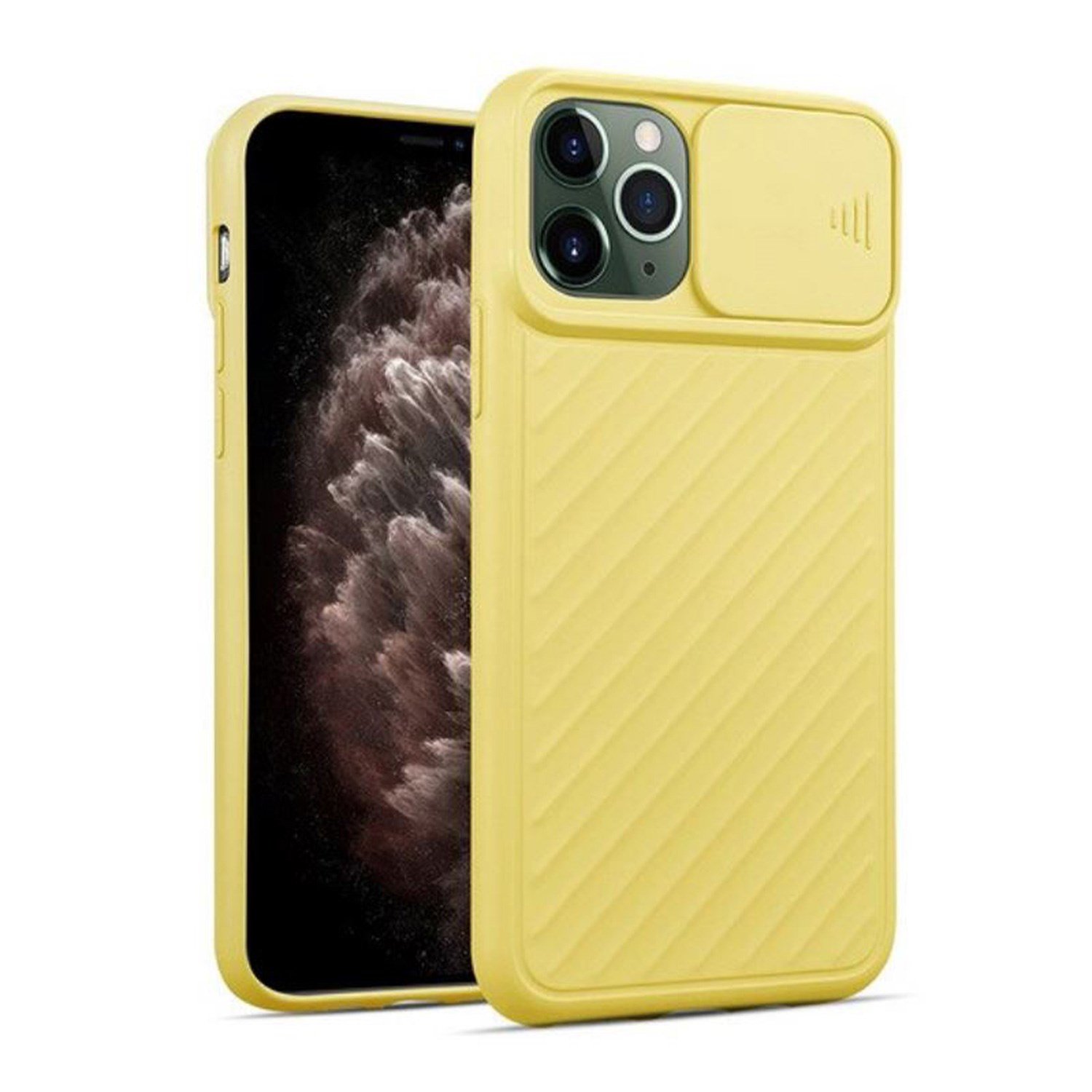 Nettech Apple iPhone 11 Pro Max Uyumlu Kızaklı Kamera Korumalı Arka Koruma Kılıf NT-82139