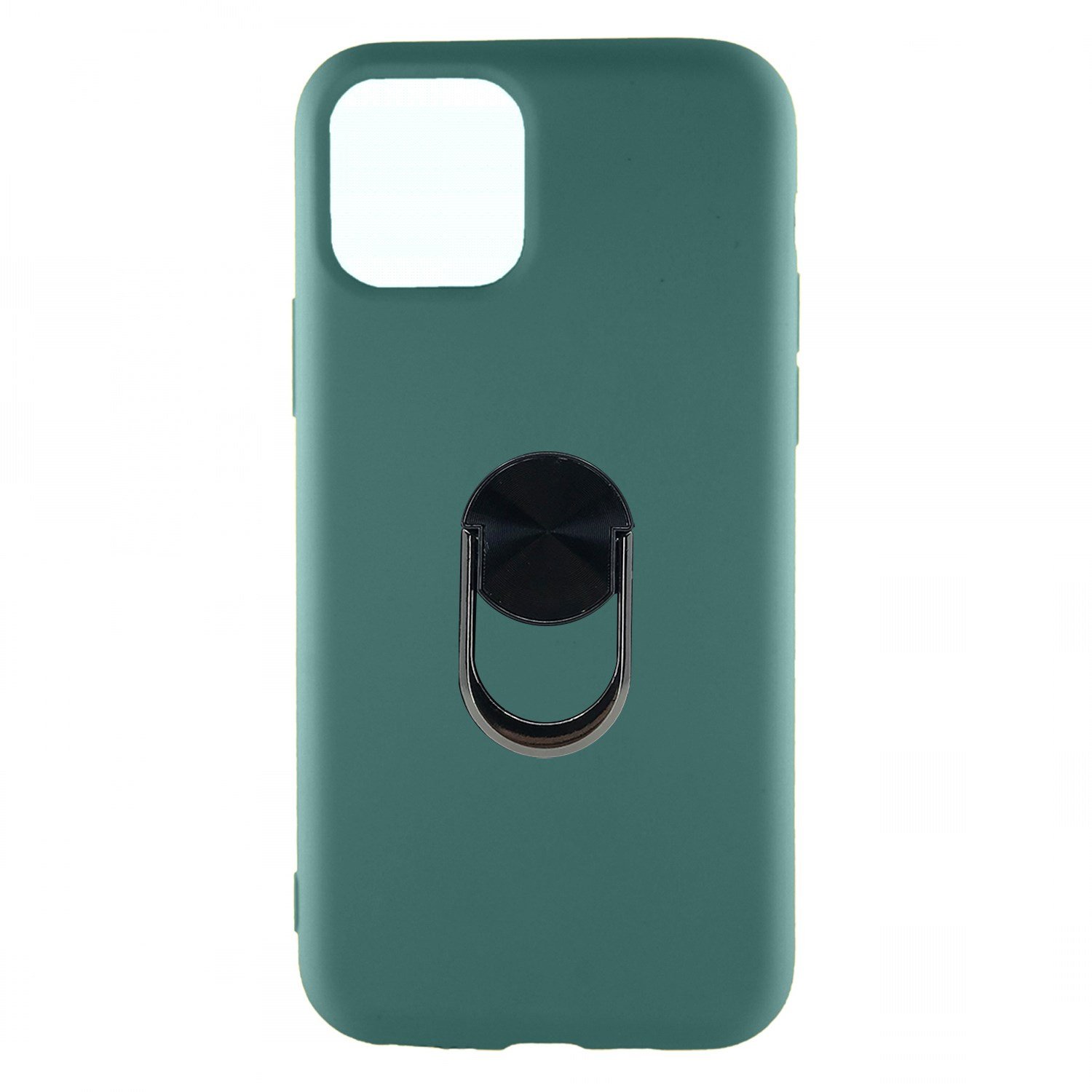 Nettech Apple iPhone 11 Pro Max Uyumlu Leather Ring Nano Arka Koruma Kılıf NT-82851