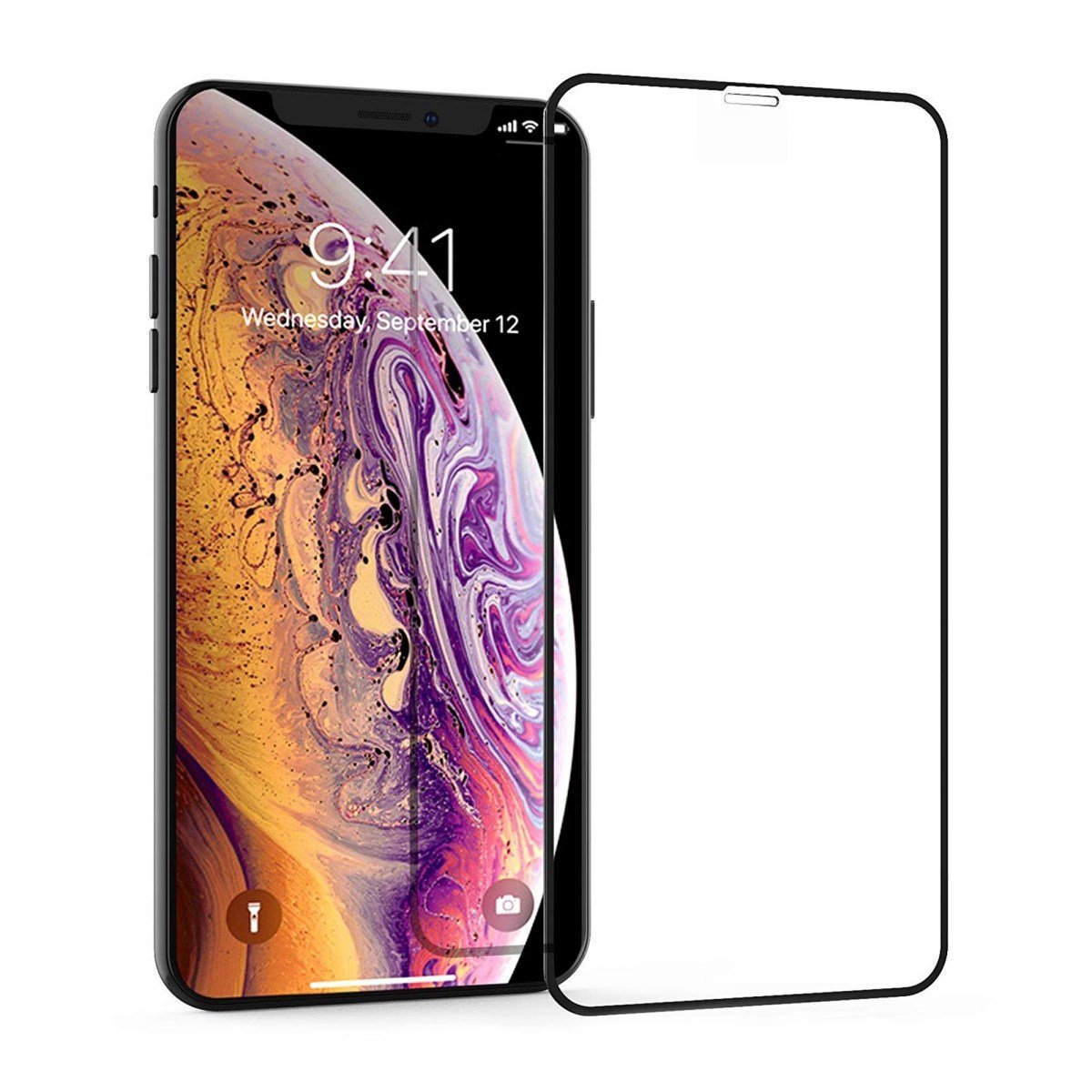 Nettech Apple iPhone 11 Pro Max Uyumlu 5D Glas Full Cam Koruyucu VR-14842