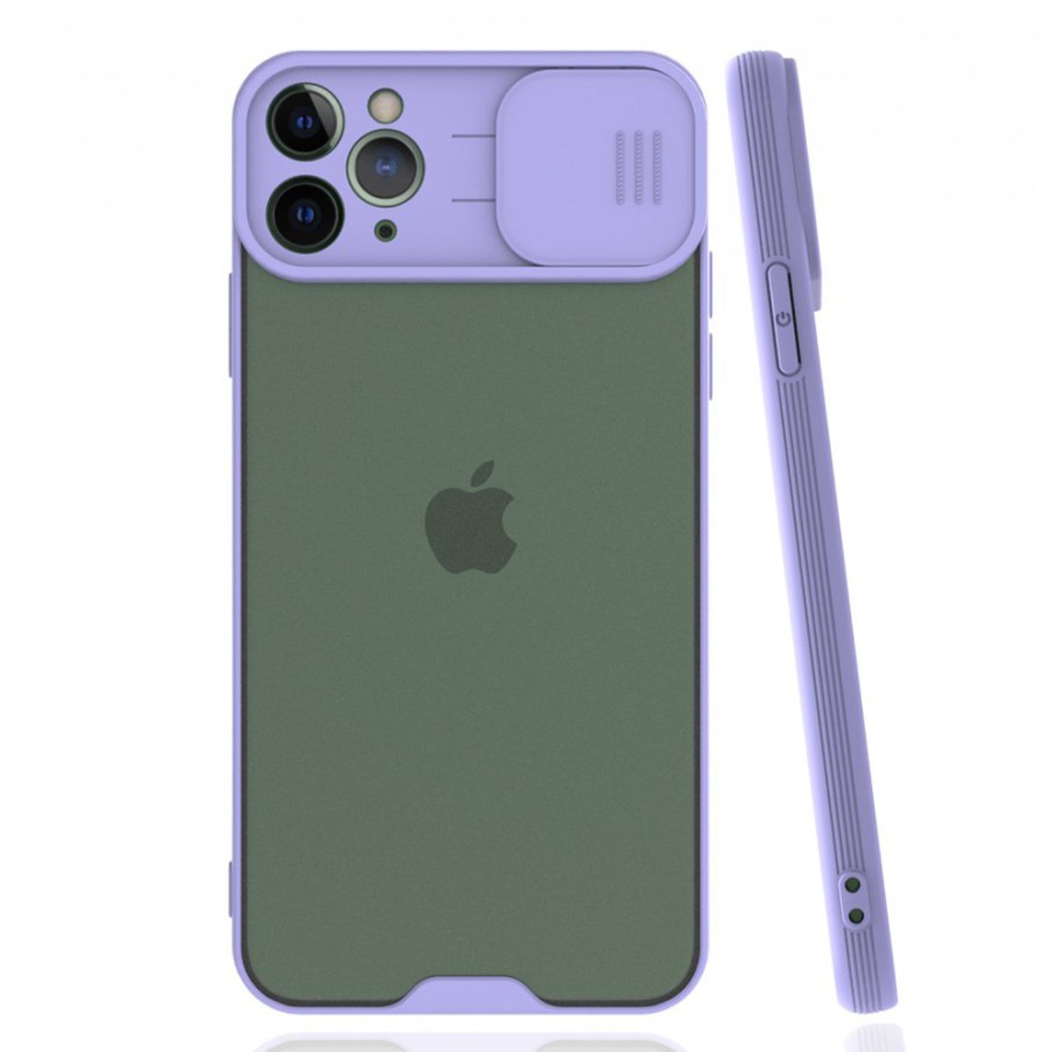 Nettech Apple iPhone 11 Pro Max Uyumlu Platin Kamera Kızaklı Arka Koruma Kılıf NT-84734