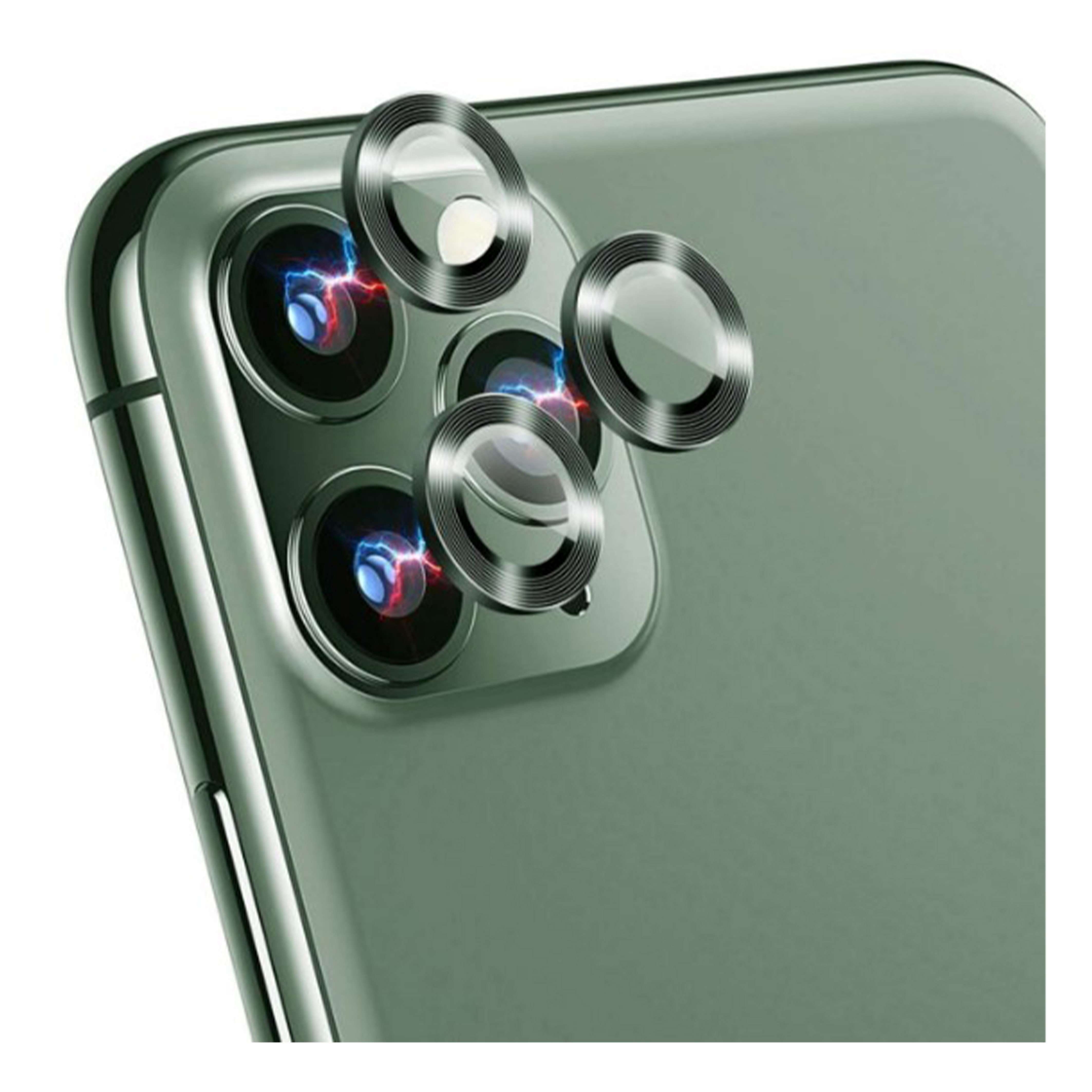 Nettech Apple iPhone 11 Pro Uyumlu Alüminyum Seri Kamera Cam Koruyucu NT-103524